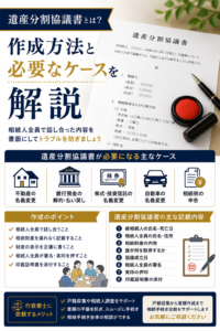 遺産分割協議書とは?作成方法と必要なケースを解説